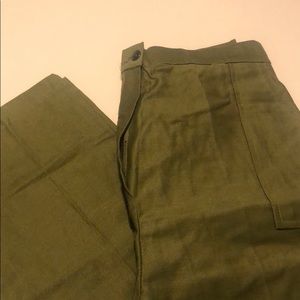 Vintage dead stock super high waisted army pants